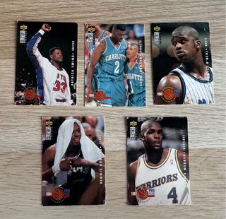 5 Cromos NBA 1994 - Pro Files