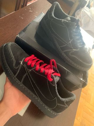 Air Jordan 1 Low SP Travis Scott Black Phantom