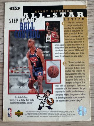Cromos NBA Upper Deck All Star 1994