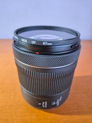 Objetivo Canon RF 24-105mm + Filtro UV