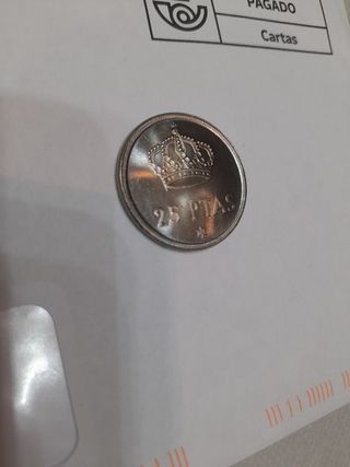 Moneda 25 Ptas España 1975