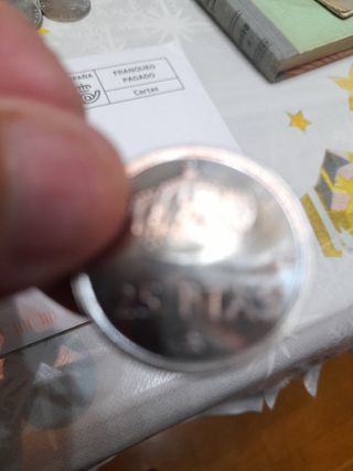 Moneda 25 Ptas España 1975