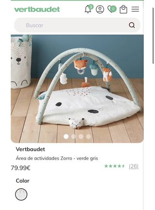 Gimnasio Bebé Zorro Vertbaudet