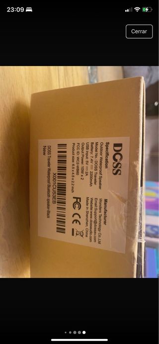 Altavoz Portátil DOS - Negro