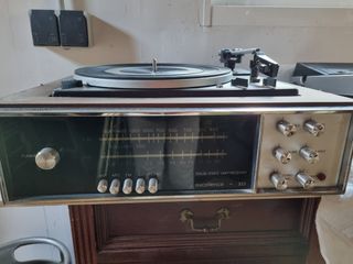 Tocadiscos Vintage Marrón