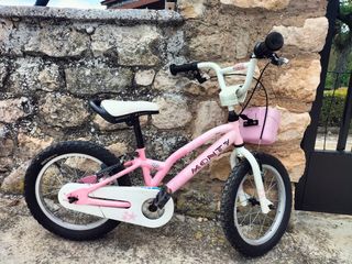 Bicicleta niña Monty 16" rosa