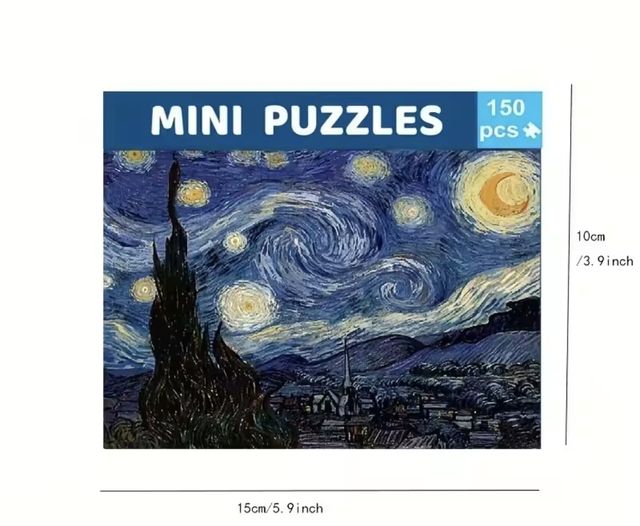 Puzzle mini. Estrellas Van Gogh