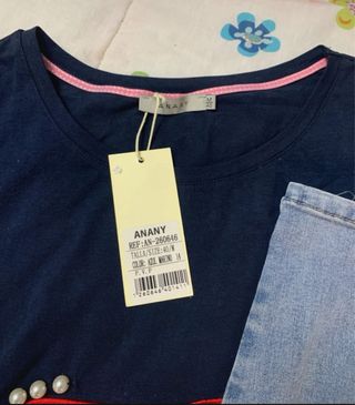 Camiseta ANANY + Vaqueros M