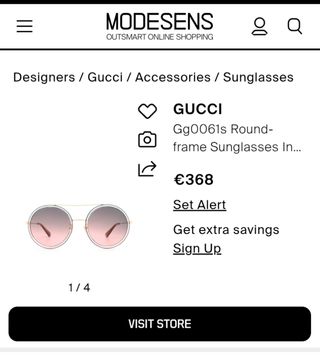 Gafas Gucci redondas - Auténticas