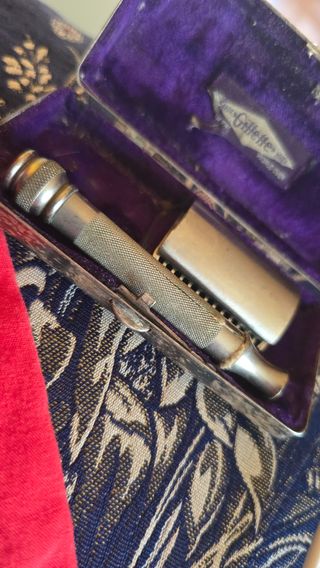 Gillette: Cuchilla afeitar antigua