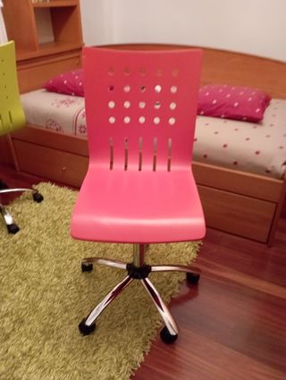 Silla escritorio . naranja