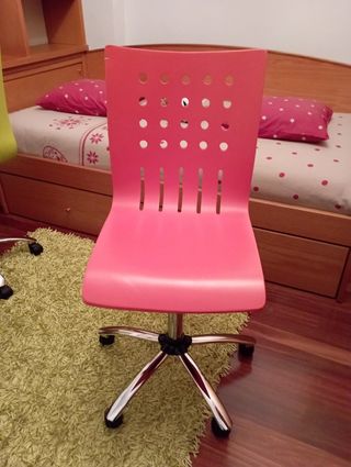 Silla escritorio . naranja