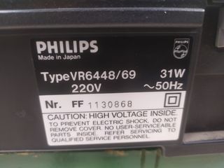 VHS Philips VR6448 - Reproductor Vídeo
