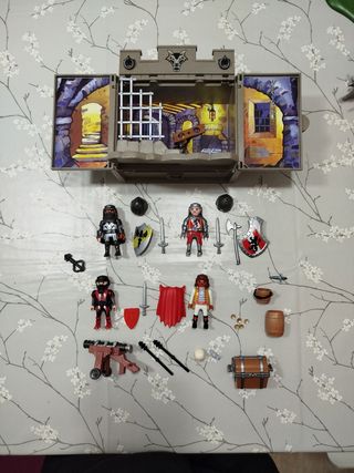 Lote Playmobil Medieval y Dragón