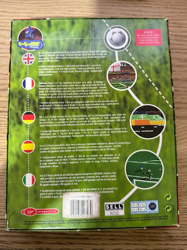 4-4-2 Soccer PC - Juego Completo