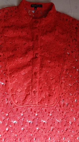 Camisa roja Pedro del Hierro - Talla 38