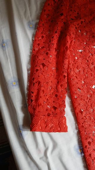 Camisa roja Pedro del Hierro - Talla 38