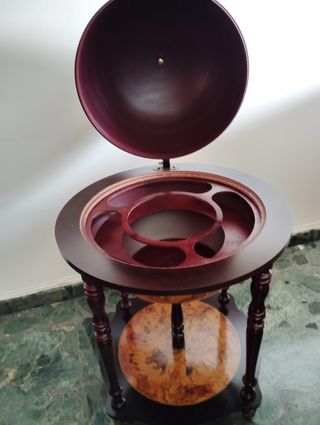 Botellero-globo vintage