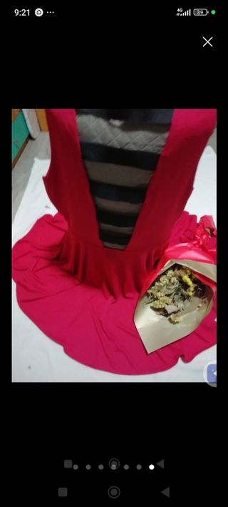 Vestito rosso estivo