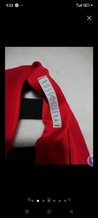 Vestito rosso estivo