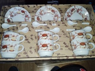 Juego Cafeteras - Porcelana