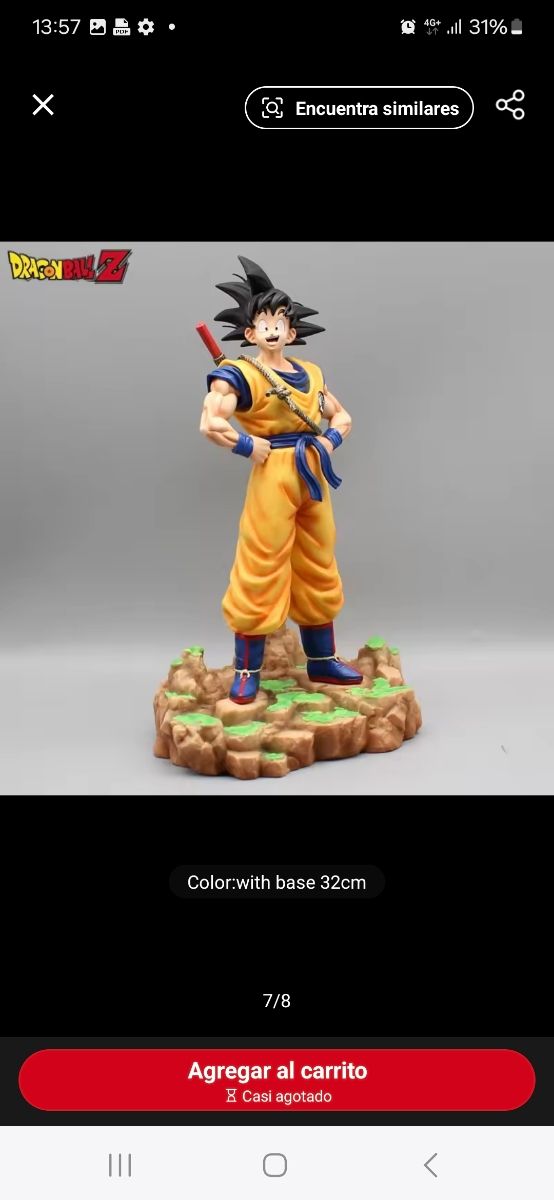 Goku Figura Dragon Ball Z 32cm