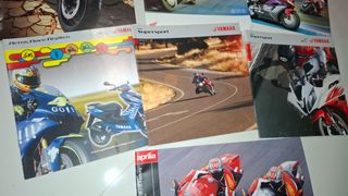 Depliant Moto Honda Kawasaki Aprilia e Yamaha
