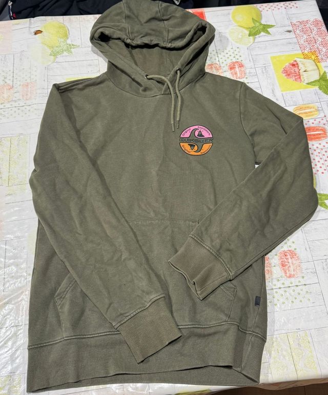 Sudadera Quiksilver verde - usada