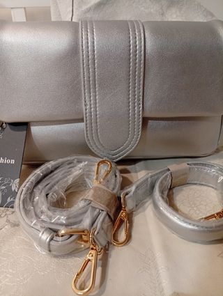 Bolso plata - Asa larga y corta