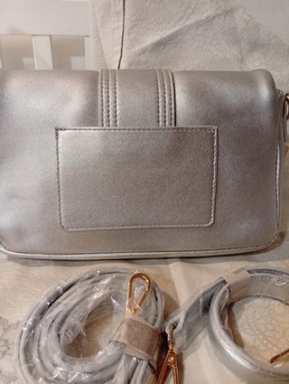 Bolso plata - Asa larga y corta
