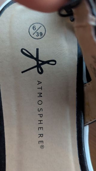 Sandalias negras mujer talla 39