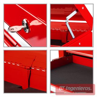 Cofre de herramientas con 9 Cajones Piramide® - 660 x 315 x 430 mm.