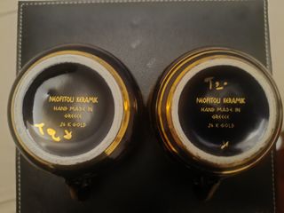 Tazas Cerámica Griega 24k Oro