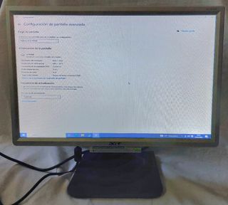 Monitor ACER AL1916W 19" funcionando (*Leer Nota)