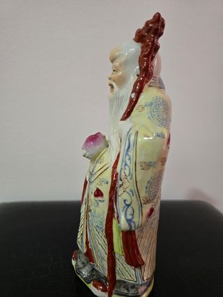 Figura porcelana China Macau - Dios de la longevid
