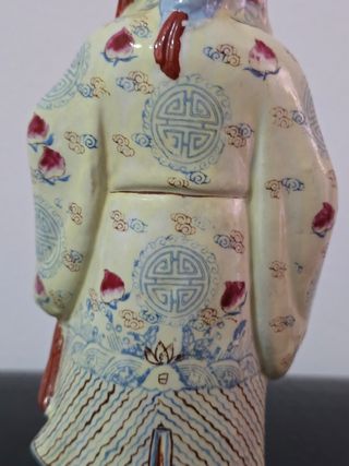 Figura porcelana China Macau - Dios de la longevid