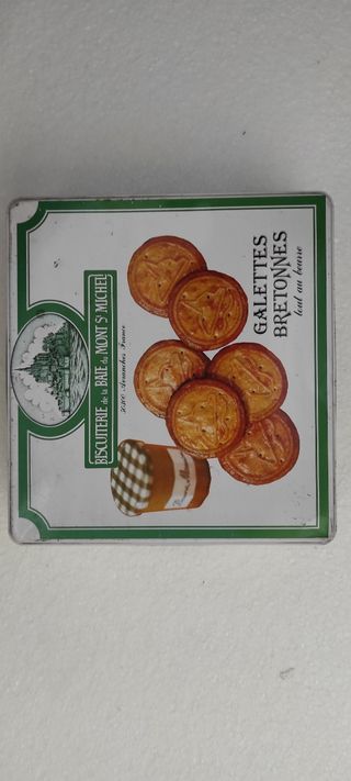 Scatola latta biscotti bretoni