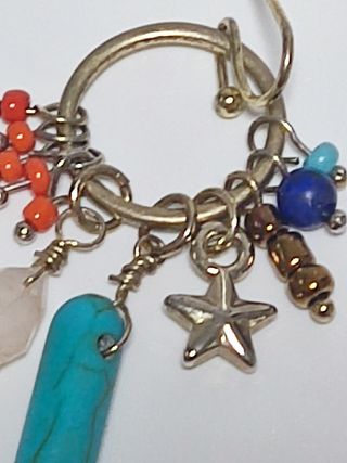 Pendientes piedra turquesa & colgantes