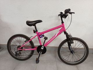 Bicicleta niña 20" rosa