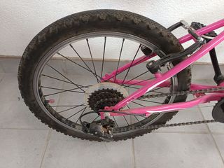 Bicicleta niña 20" rosa