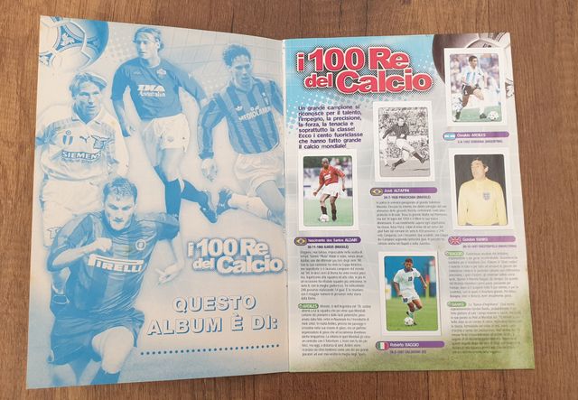 Album "i 100 Re del Calcio" completo Edigamma 1997