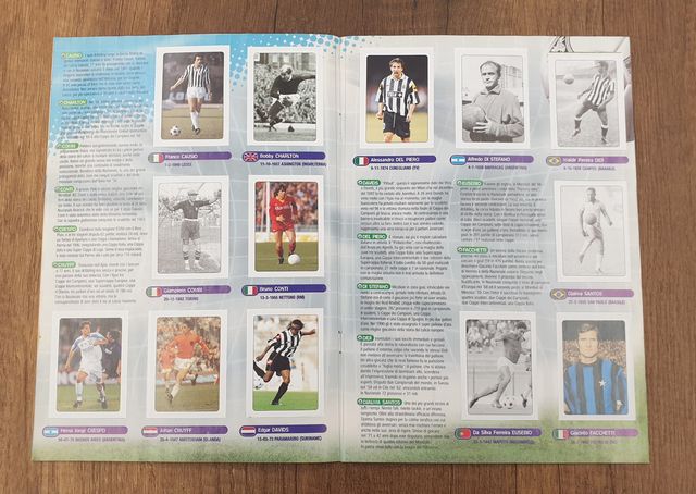 Album "i 100 Re del Calcio" completo Edigamma 1997