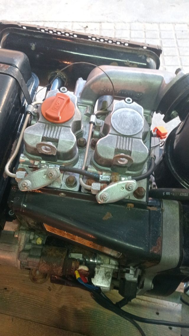 Moto bomba agua riego