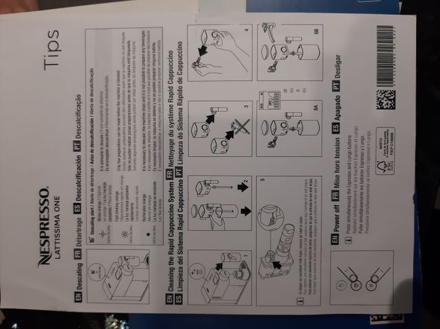 cafetera lattissima one shadow black