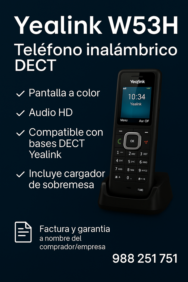 Inalambrico Yealink W53H