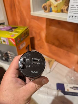 Cargador coche USB doble