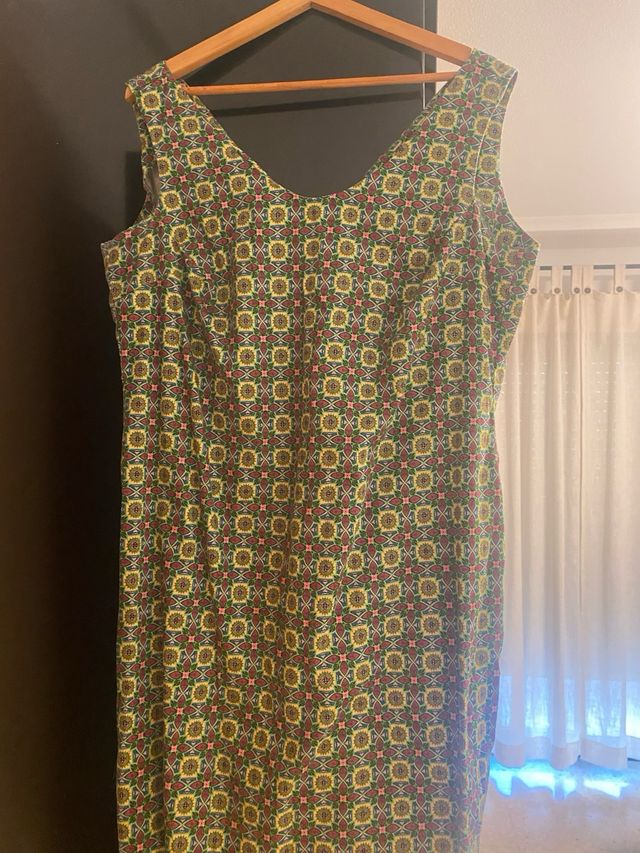 Vestido estampado multicolor