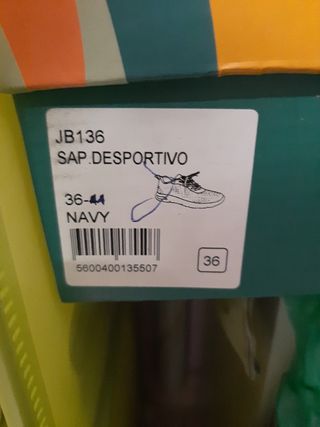 Bambas deportivas niña 36