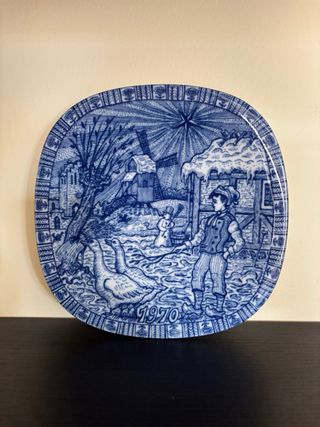 Piatto Natale Röstrand 1970