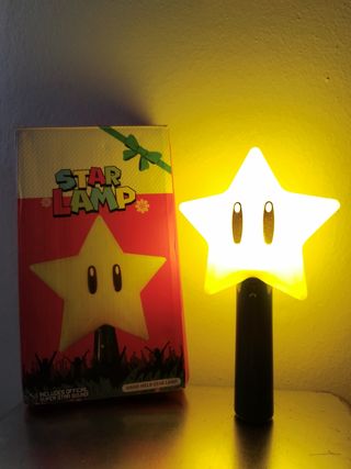 Lámpara Estrella Super Mario Bros Nintendo